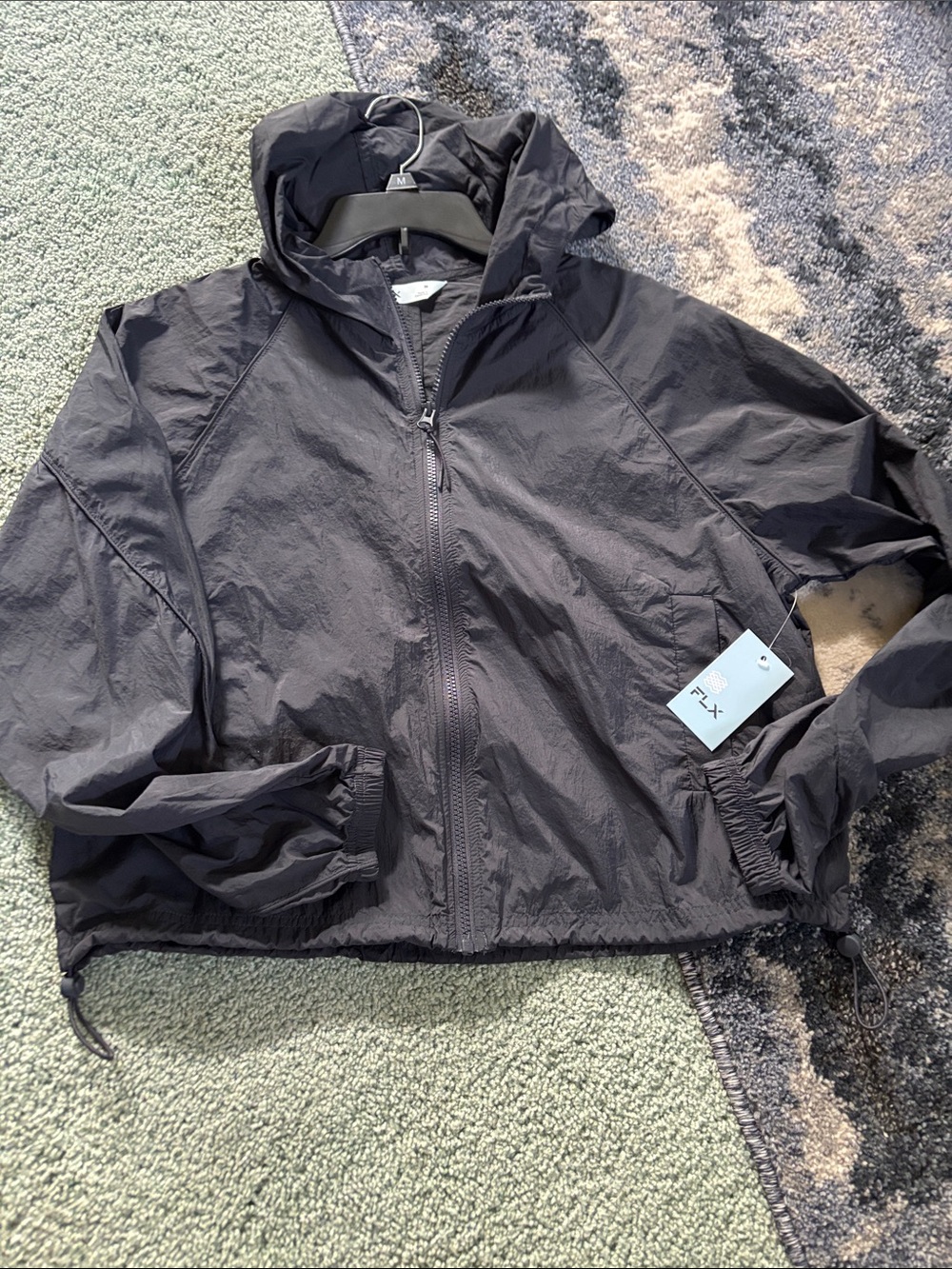 NWT FLX Women’s Lightweight Ripstop Jacket Navy Medium